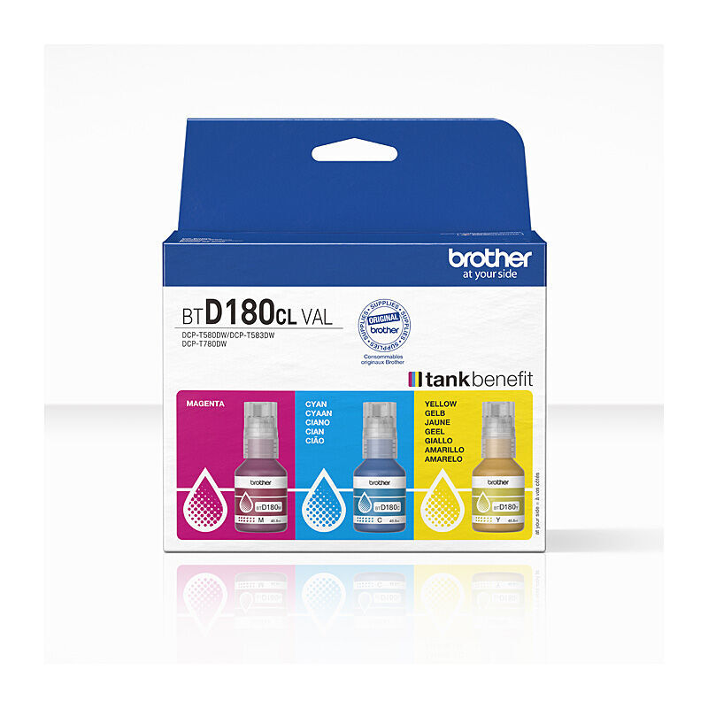 Brother BTD180CLVAL CMY Pack