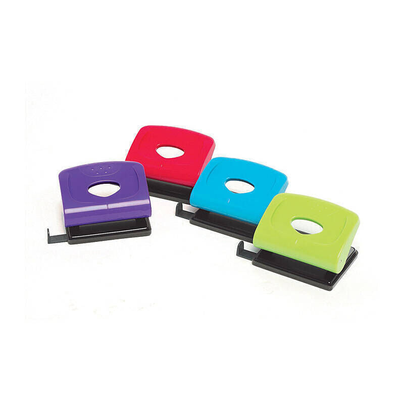Mbg Punch 2H Plastic 20Sht Ast