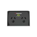 Monster 2-Port Surge Black