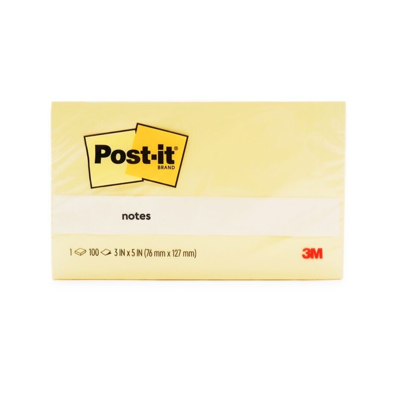 P-I Note 655 Ylw 76X127 Pk12