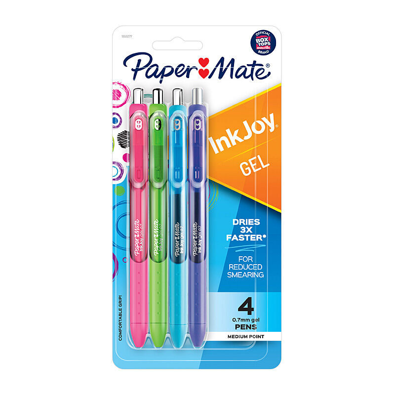 PM InkJoy Gel .07 Fash Pk4 Bx6