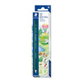 Staed Tri Col Penc Grn Bx12