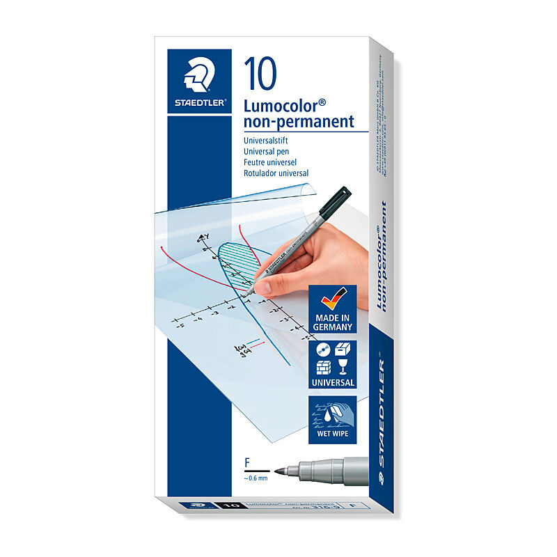 Staed Non Perm Fn 0.6 Blk Bx10