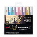 uni Chalk Mrkr Blt Metallc Pk8